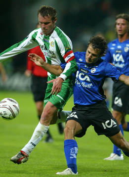 Mikkel Jensen, Hammarby och Sharbel Touma, Halmstad