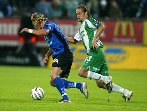 Markus Rosenberg, Halmstad och Max von Schlebrügge,