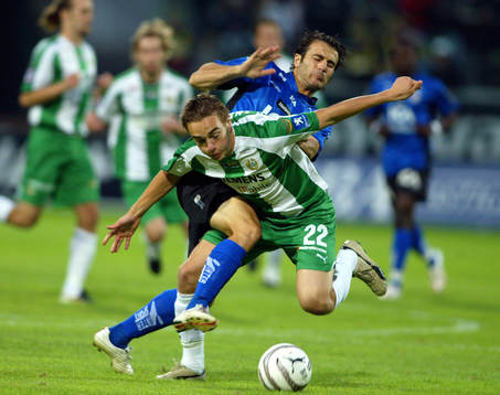 Petter Andersson, Hammarby och Shabel Touma, Halmstad