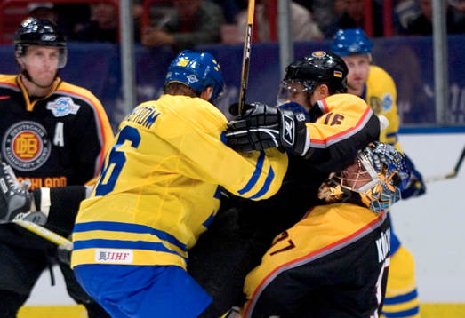 Tomas Holmström, Sverige och Olaf Kölzig, Tyskland