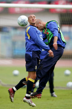 Henrik Larsson och Teddy Lucic