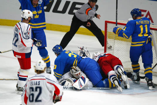 Fredrik Modin, Sverige och Tomas Vokoun, Tjeckien (Målvakt)
