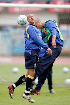 Henrik Larsson och Teddy Lucic