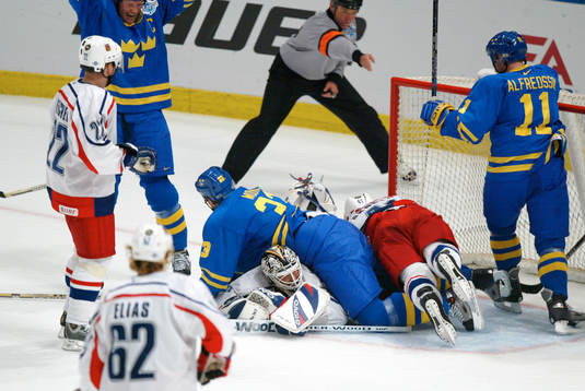 Fredrik Modin, Sverige och Tomas Vokoun, Tjeckien (Målvakt)