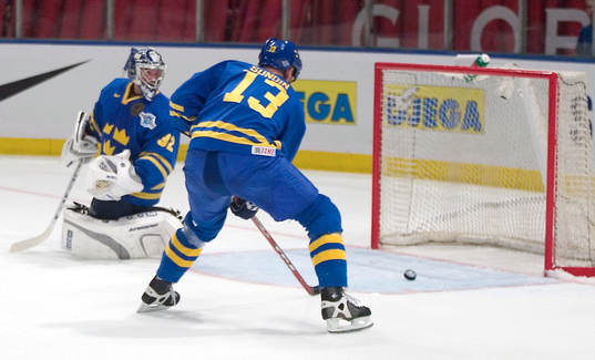Mats Sundin och Mikael Tellqvist, Sverige (Målvakt)
