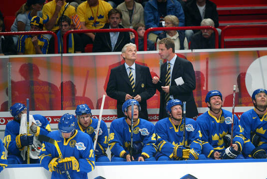 Hardy Nilsson och Ulf Dahlén, förbundskapten, Sverige