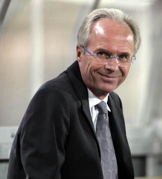 Englands förbundskapten Sven-Göran (Sven Göran, Svennis)