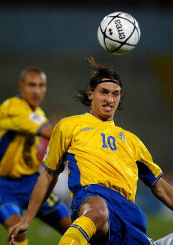 Zlatan Ibrahimovic, Sverige - hattrick på 14 minuter!!!