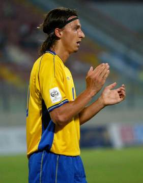 Zlatan Ibrahimovic, Sverige, hattrick på 14 minuter!!!