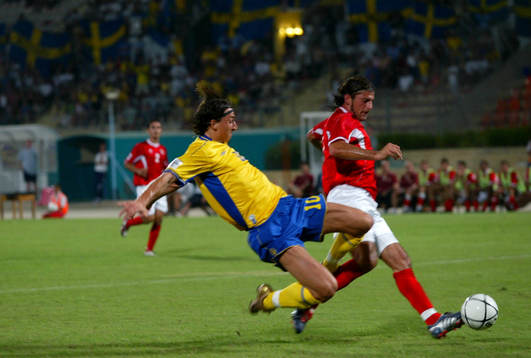 Zlatan Ibrahimovic, Sverige, hattrick på 14 minuter!!!