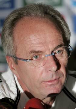 Fotboll, Sven-Göran (Sven Göran, Svennis) Eriksson,