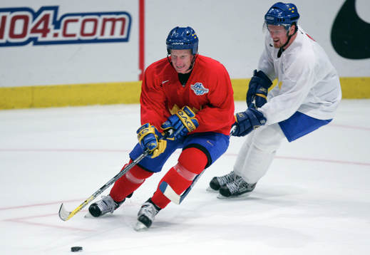 Daniel Alfredsson och Henrik Sedin
