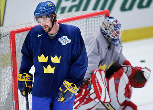 Peter Forsberg och Tommy Salo