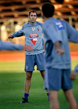 Zlatans blivande lagkamrat i Juventus Igor Tudor