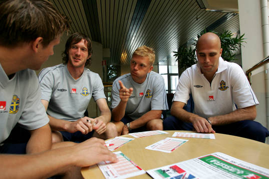 Anders Svensson, Mikael Nilsson, Marcus Allbäck och Teddy
