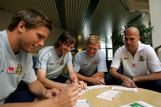 Anders Svensson, Mikael Nilsson, Marcus Allbäck och Teddy
