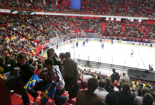 Publiken lämnade Globen