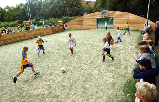 Fotboll, Invigning av Spontanfotbollsplan Kulan (Minipitch,