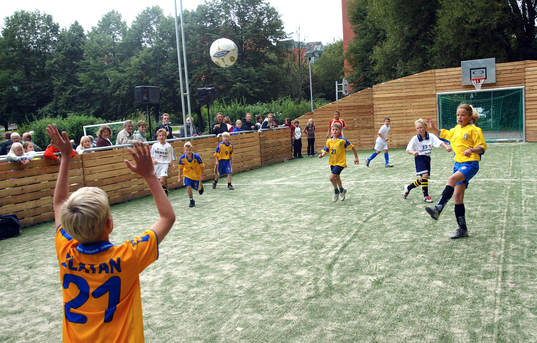 Fotboll, Invigning av Spontanfotbollsplan Kulan (Minipitch,