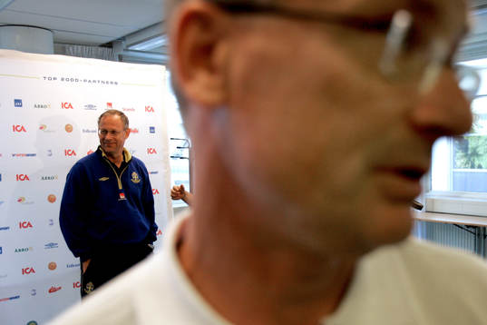 Lars Lagerbäck och Roland Andersson i förgrunden