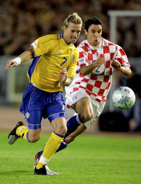 Christian Wilhelmsson, Sverige och Darijo Srna, Kroatien