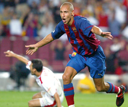 Henrik Larsson, Barcelona (Jubel)