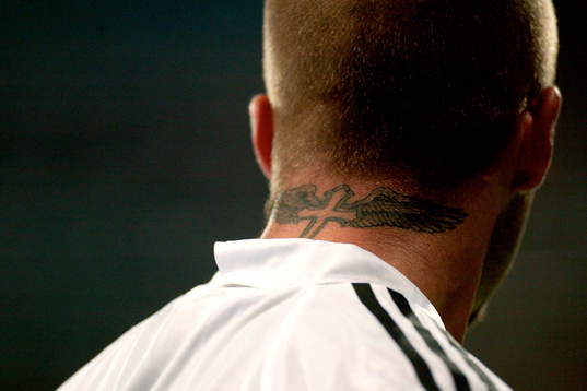 David Beckham, Real Madrid. Tatuering