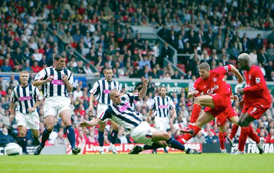 Fotboll, Premier League (Engelsk Liga), Liverpool v West