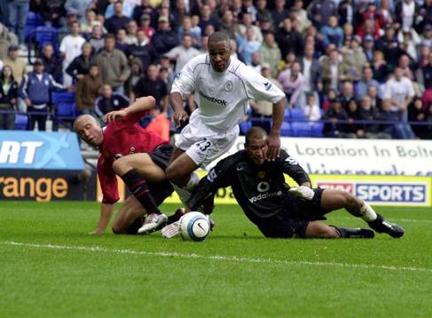 Fotboll, Premier League (Engelsk Liga), Bolton v Manchester