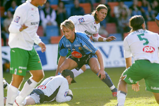 Ante Covic, Hammarby (Målvakt) och Andreas Johansson,