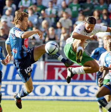 Tobias Hysén, Djurgården och Alexander Östlund, Hammarby