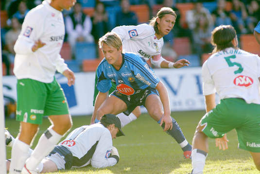 Ante Covic, Hammarby (Målvakt) och Andreas Johansson,