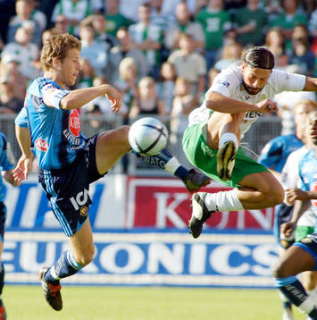 Tobias Hysén, Djurgården och Alexander Östlund, Hammarby