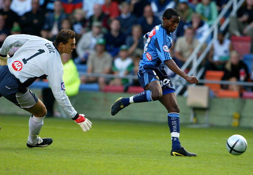 Rene Muzola Makondele, Djurgården gör 1-0  bakom Ante