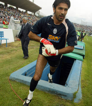 Fotboll, italiensk, Juventus. Buffon