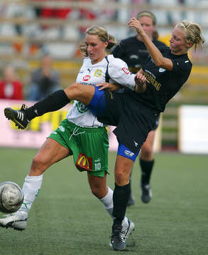 Fotboll, dam, Damallsvenskan, Hammarby - Göteborg