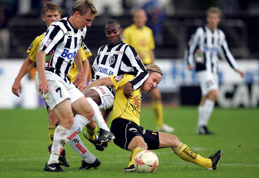 Antti Okkonen och Kevin Amuneke, Landskrona och Andreas
