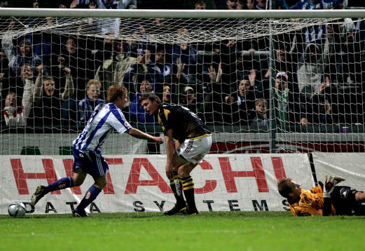 Olyckskorparna Niklas sandberg och Håkan Svensson, AIK