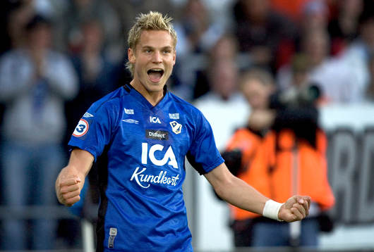 Markus Rosenberg, Halmstad (Jubel)