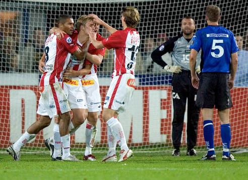 Debutanten Peter Abelsson, Malmö (Jubel)
