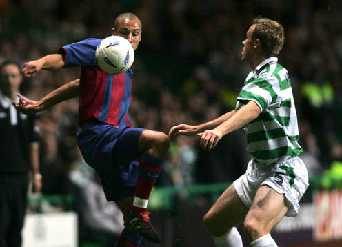 Henrik Larsson, Barcelona och Joos Valgaeren, Celtic