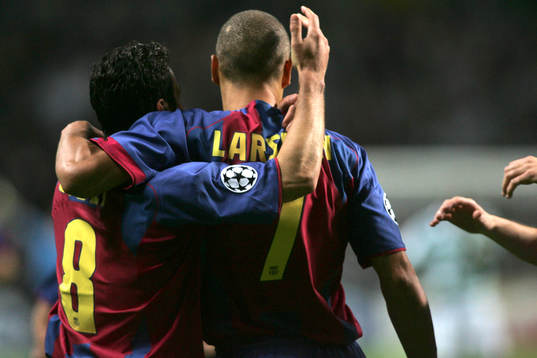 Henrik Larsson, Barcelona (Jubel)