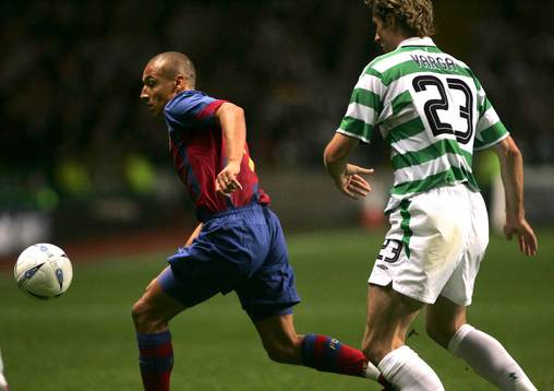 Henrik Larsson, Barcelona och Stanislav Varga, Celtic