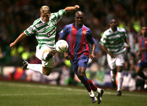 Stilian Petrov, Celtic och Samuel Eto'o, Barcelona