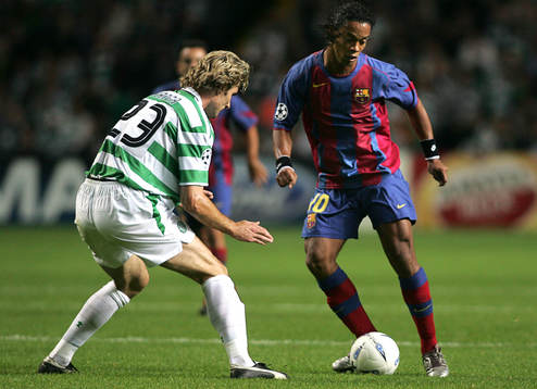 Stanislav Varga, Celtic och Ronaldinho, Barcelona