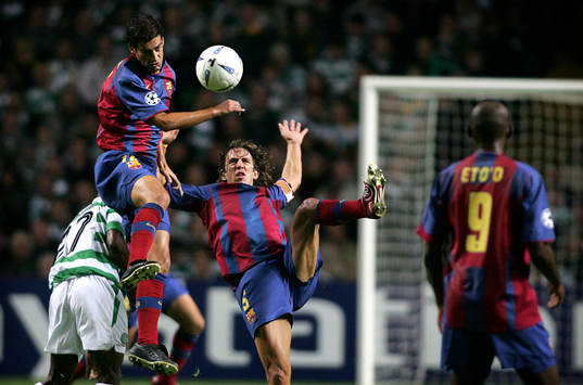 Giovanni Van Bronckhortst och Carlos Puyol, Barcelona
