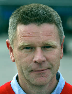 Harald Lückner, tränare Mora. Porträtt