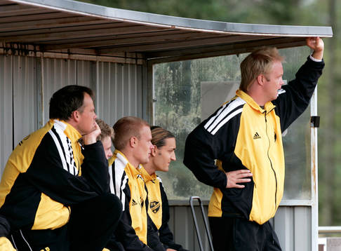 Fotboll, Division 2, Peter Persson och Percy Olsson,