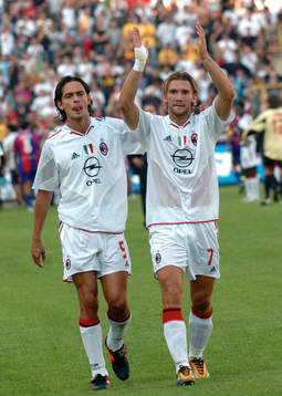 Inzaghi och Shevchenko, Milan