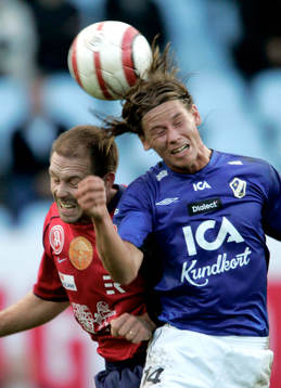 Magnus Källander, Örgryte och Dusan Djuric, Halmstad